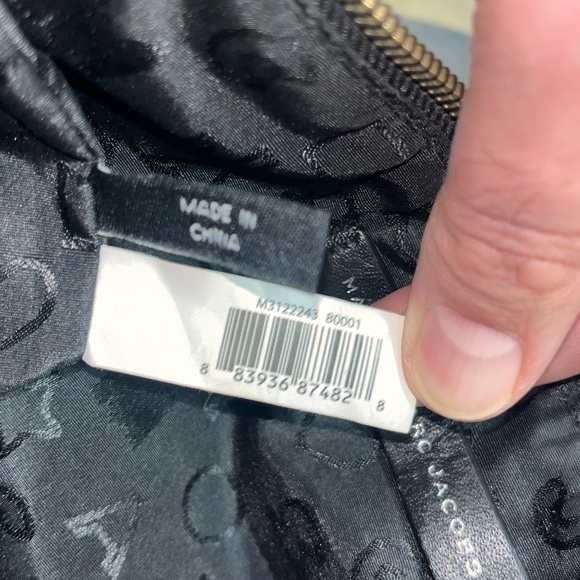 Marc Jacobs 100% Cow Leather Shoulder Bag Purse Black Women’s - Picture 6 of 10